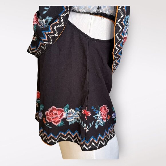 Fab'rik Floral Off The Shoulder Top S - Picture 4 of 6